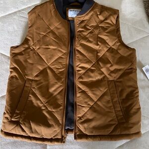 Kids Unisex NWT Size XL / 14-18 - Old Navy Brown Quilted Vest